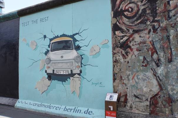 East Side Gallery - Kunstgalerie auf der Berliner Mauer